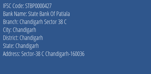 State Bank Of Patiala Chandigarh Sector 38 C Branch IFSC Code
