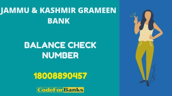 Jammu and Kashmir Grameen Bank Balance