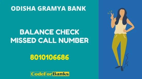 Odisha Gramya Bank Balance Check Number