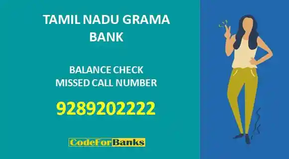 Tamil Nadu Grama Bank Balance Check Number