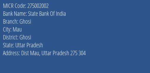 State Bank Of India Krishi Utpadan Mandi Samiti Kums MICR Code