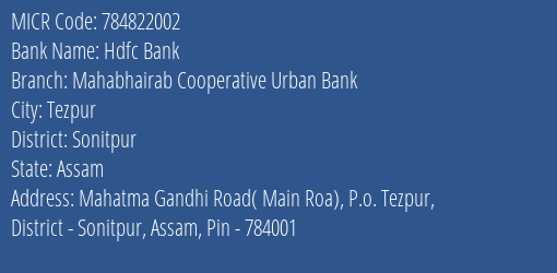 Mahabhairab Cooperative Urban Bank Mahatma Gandhi Road Main Roa MICR Code